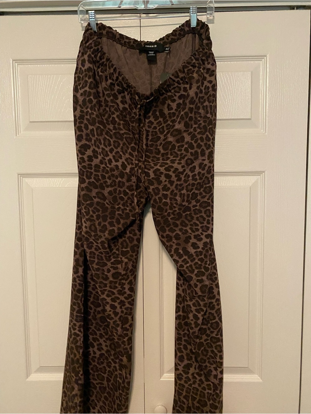 torrid Brown Leopard-Print Bootcut Pants